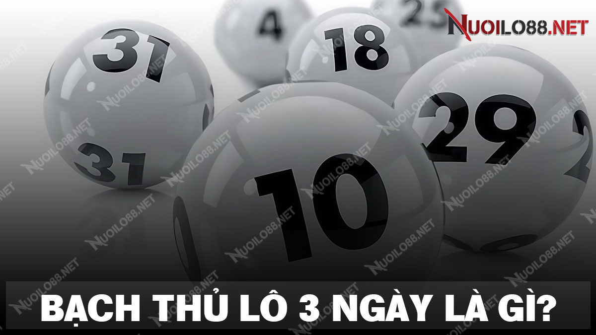 Tìm hiểu chi tiết phương pháp bạch thủ lô khung 3 ngày
