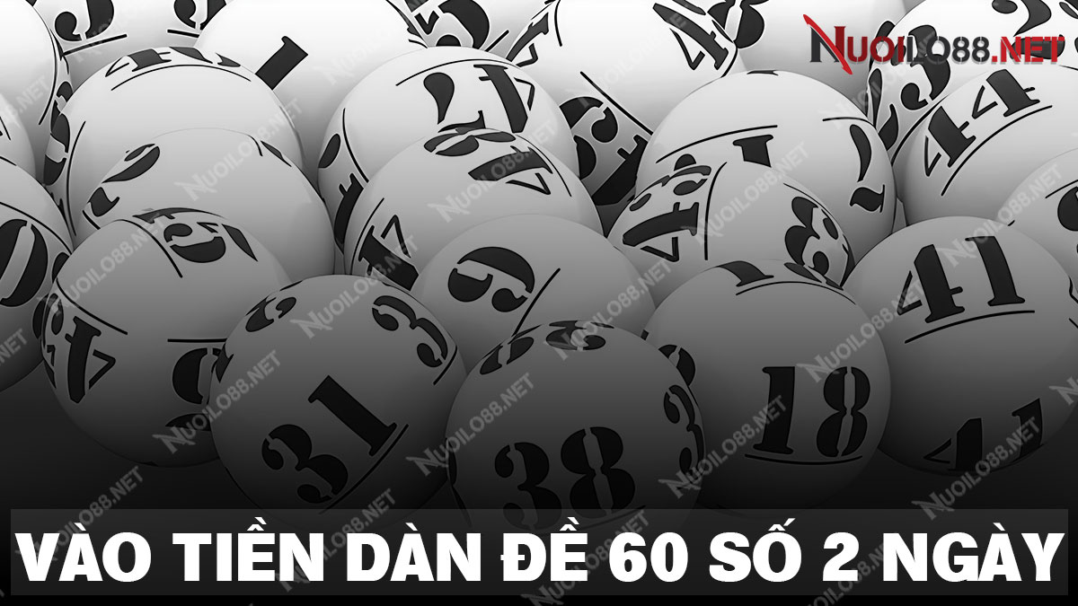 Hướng dẫn vào tiền dàn đề 60 số vip có lãi từ bậc chuyên gia