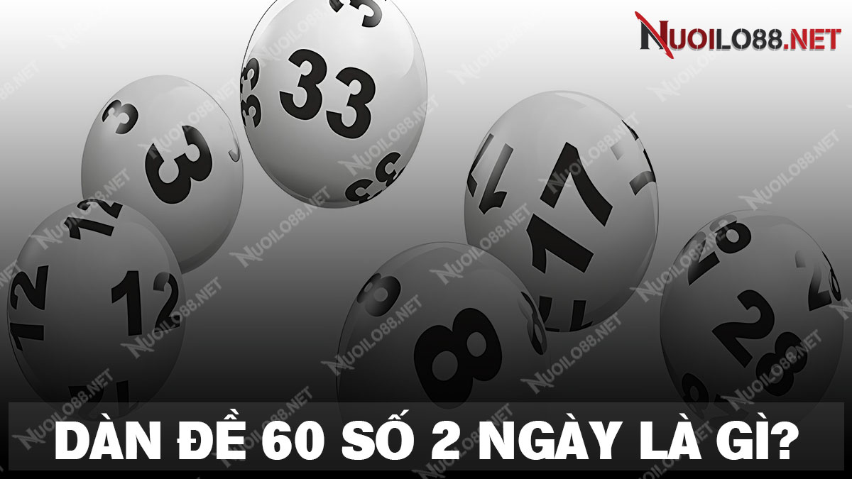 Tìm hiểu chi tiết về dàn đề 60 số khung 2 ngày bất bại