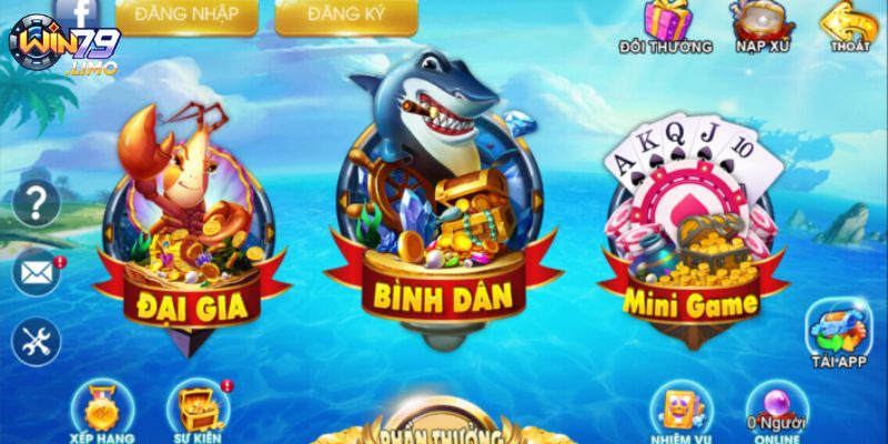Bí quyết chơi bắn cá Win79 không thể thiếu việc chọn cửa cược phù hợp