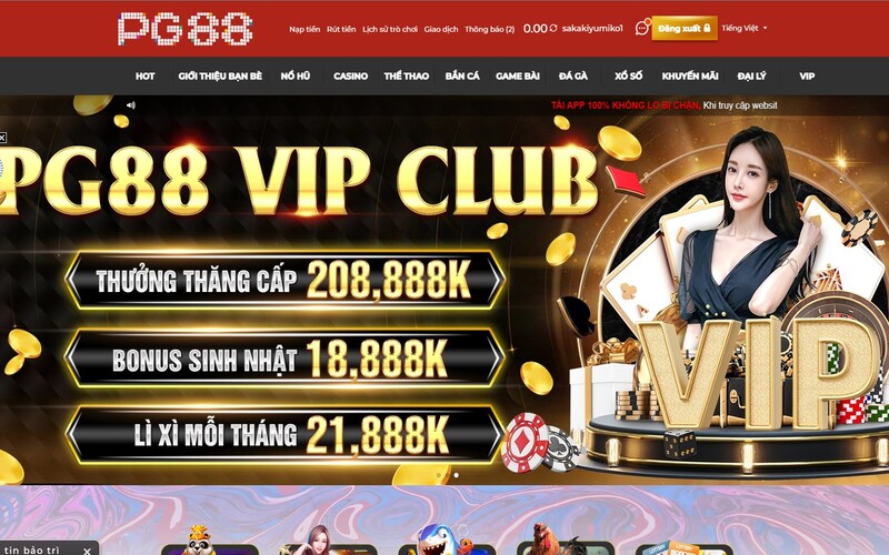 PG88 – Nhà cái uy tín, sân chơi đẳng cấp dành cho người đam mê cá cược