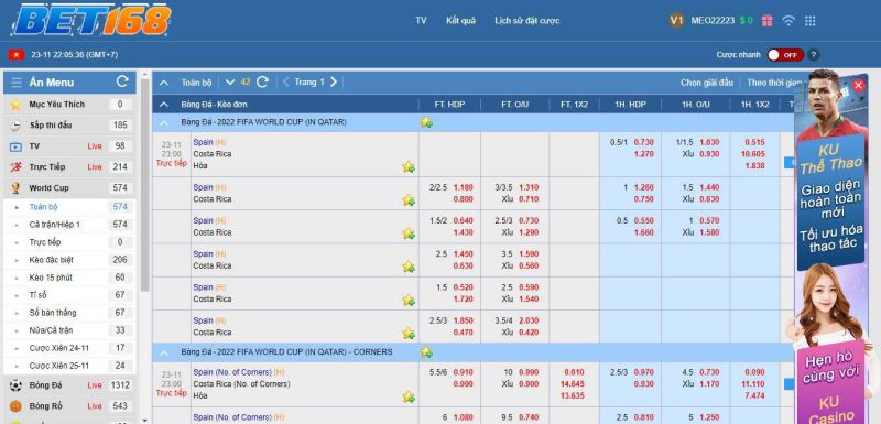 Thể thao bet168 – Sân chơi của những tay phân tích kèo “đỉnh”