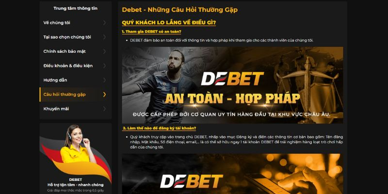 Debet – Nhà Cái Uy Tín được bongdawap bảo chứng chất lượng