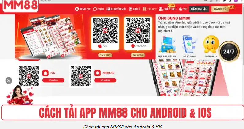 Tải app MM88 trong vài giây với thao tác cực gọn