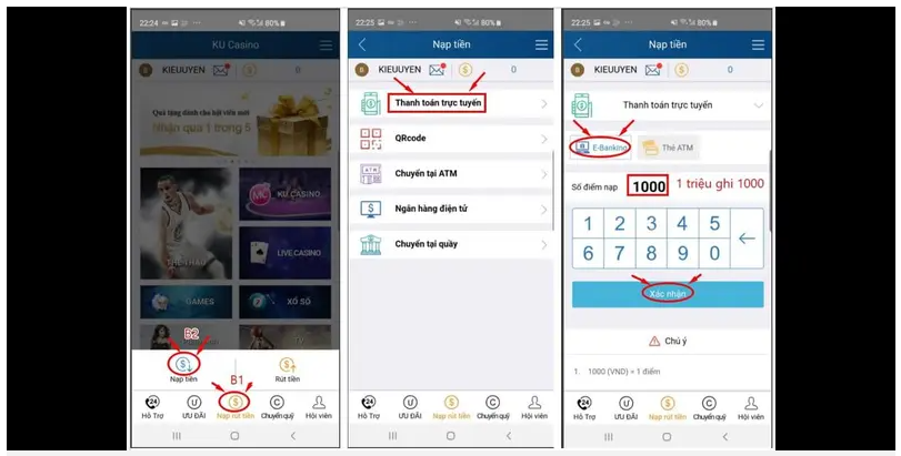 Hướng Dẫn Nạp Tiền KUBET Nhanh Chóng, An Toàn Cho Người Chơi Việt Nam