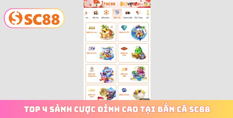 Bắn Cá SC88 Và Trải Nghiệm Săn Thưởng Sinh Động Cho Người Chơi Hiện Đại