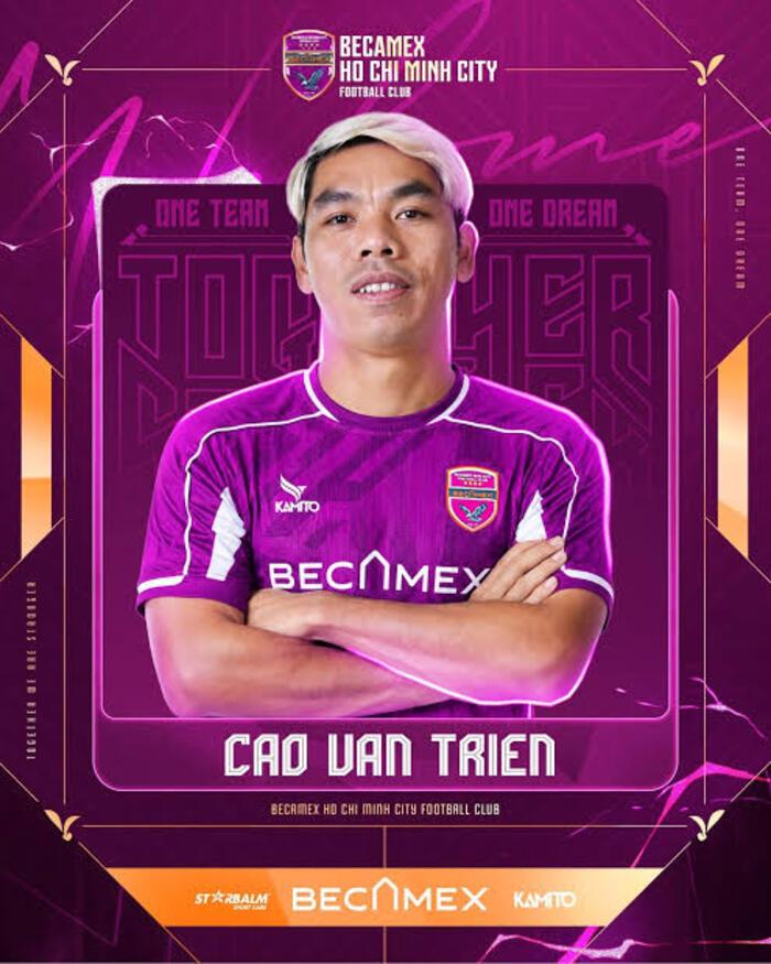 Cao Văn Triền gia nhập Becamex TP.HCM, tăng sức mạnh tuyến giữa - 2